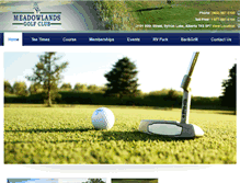 Tablet Screenshot of golfsylvanlake.com